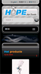 Mobile Screenshot of hopeairtools.com